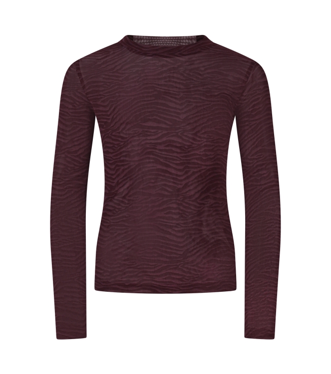 D Zine Mesha aop W20257 Rood bordo