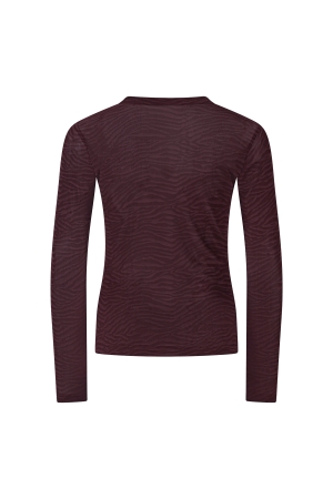 D Zine Mesha aop W20257 Rood bordo