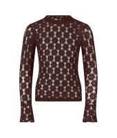 D Zine Lacy W20258 Bruin donker