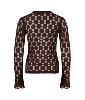 D Zine Lacy W20258 Bruin donker