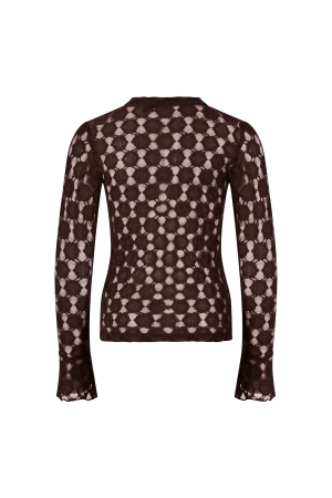 D Zine Lacy W20258 Bruin donker
