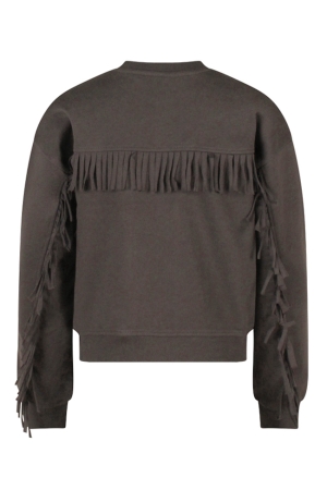 D Zine Fringe W10233 Grijs antraciet