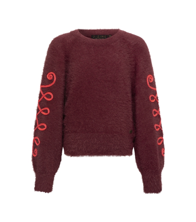 D Zine Tessy W10106 Rood bordo