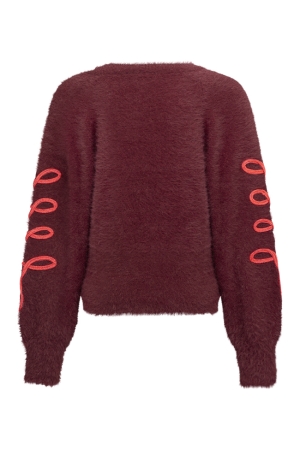 D Zine Tessy W10106 Rood bordo