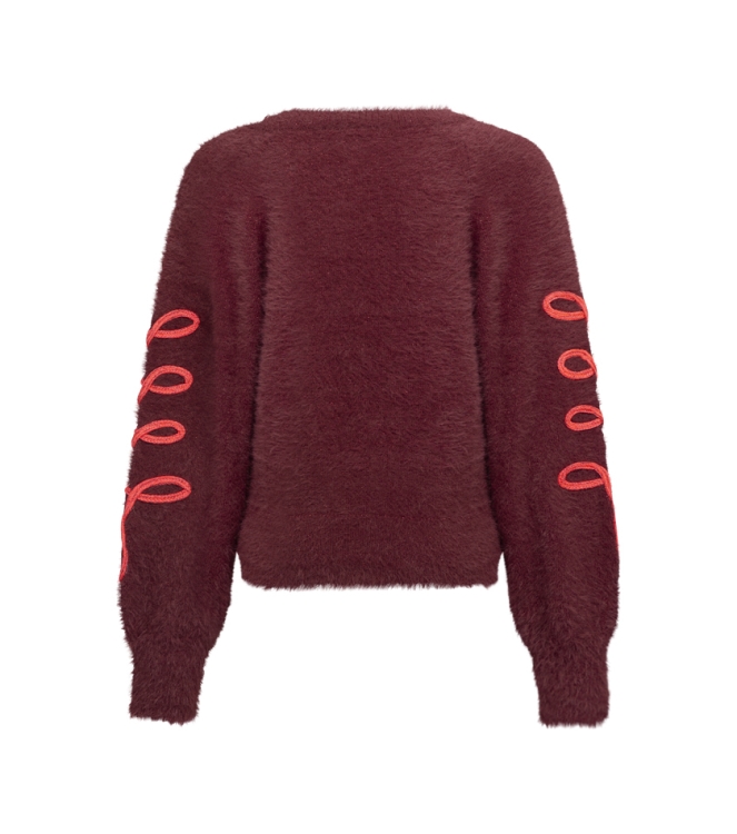 D Zine Tessy W10106 Rood bordo