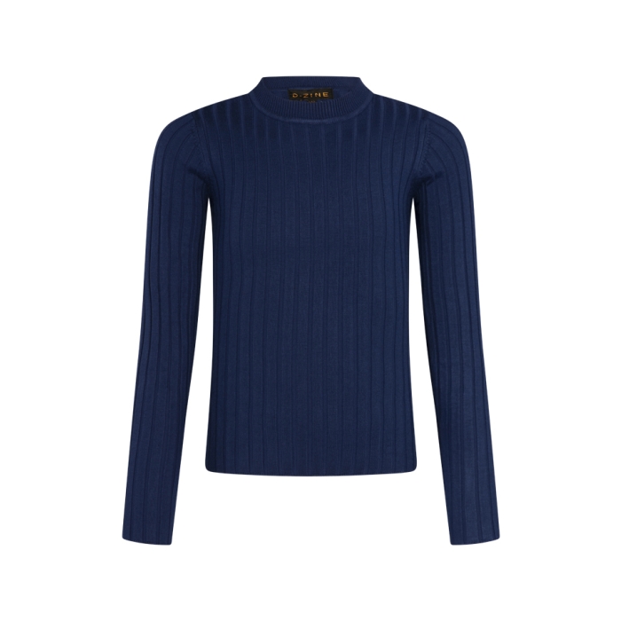 D Zine Trula W10131 Blauw midden