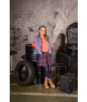 D Zine Tiana W10107 Blauw midden
