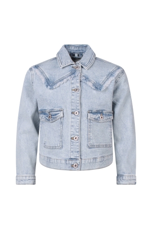 D Zine Nola fray Z10322 Denim licht gebleekt