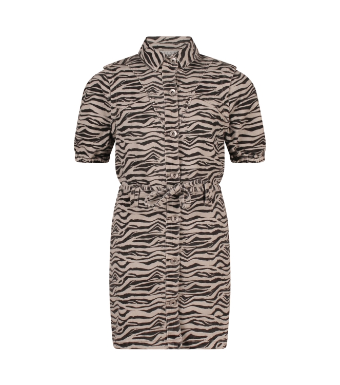 D Zine Ashelie aop Z10069 Ecru naturel