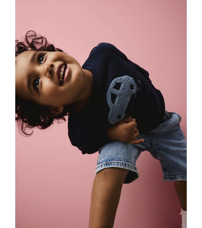 name it mini 13252453 Denim donker gebleekt