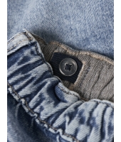 name it mini 13252453 Denim donker gebleekt