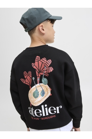 jack & jones junior 12263290 Zwart