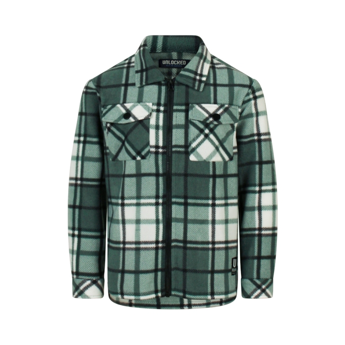 Unlocked Charly zip W10244 Groen army